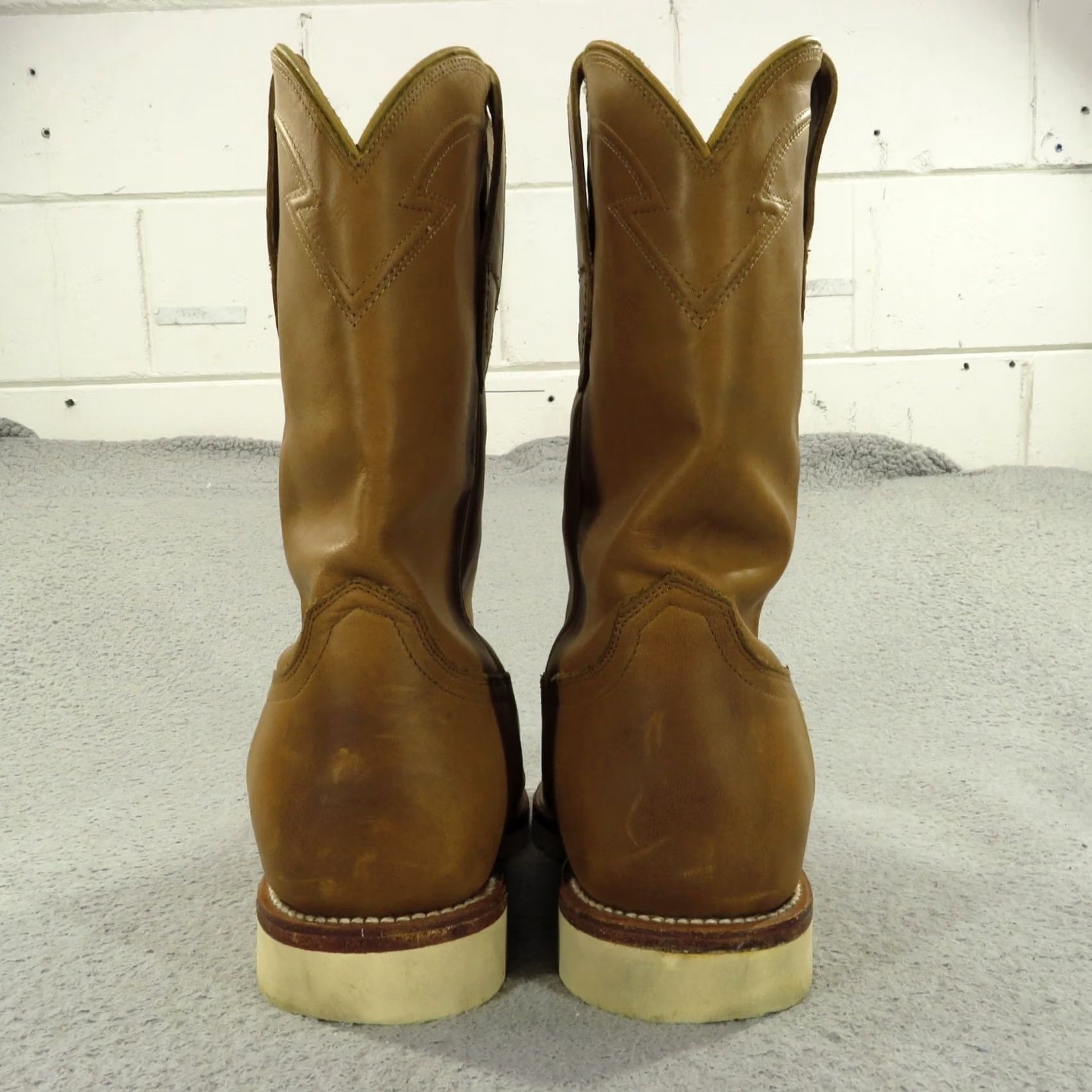 Tecovas Knox Boots Men 12.5 D Brown Cowboy Western Wedge 