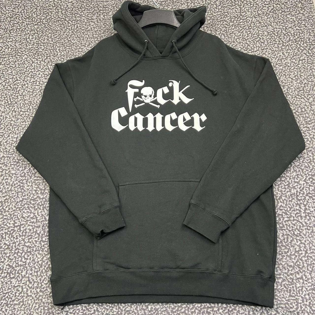 Other Fxck Cancer Hoodie Men XL Pullover Long Sleeve Drawstring Size US XL / EU 56 / 4 - 1 Thumbnail