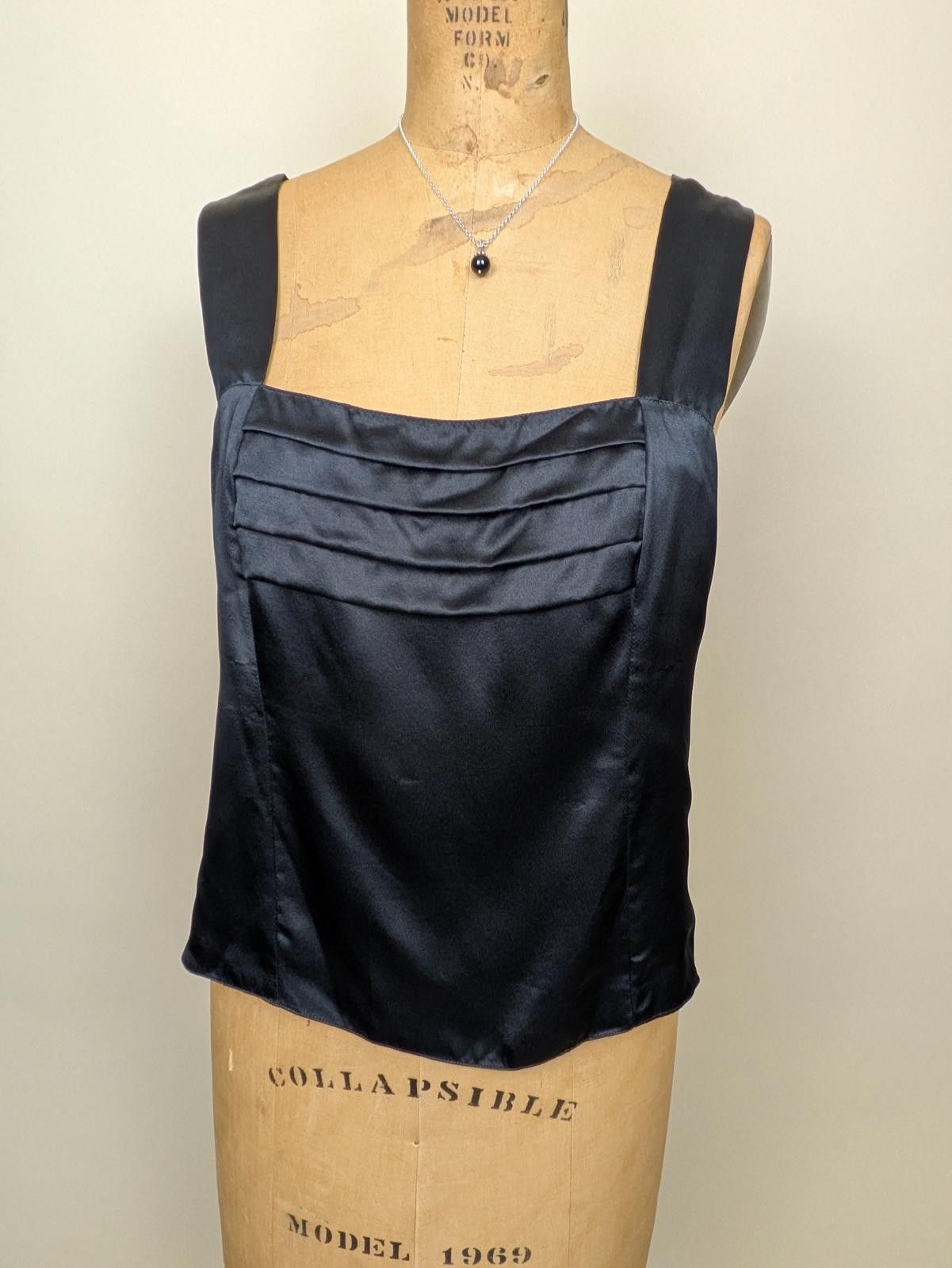 Other y2k black silk cami top Size M / US 6-8 / IT 42-44 - 1 Thumbnail