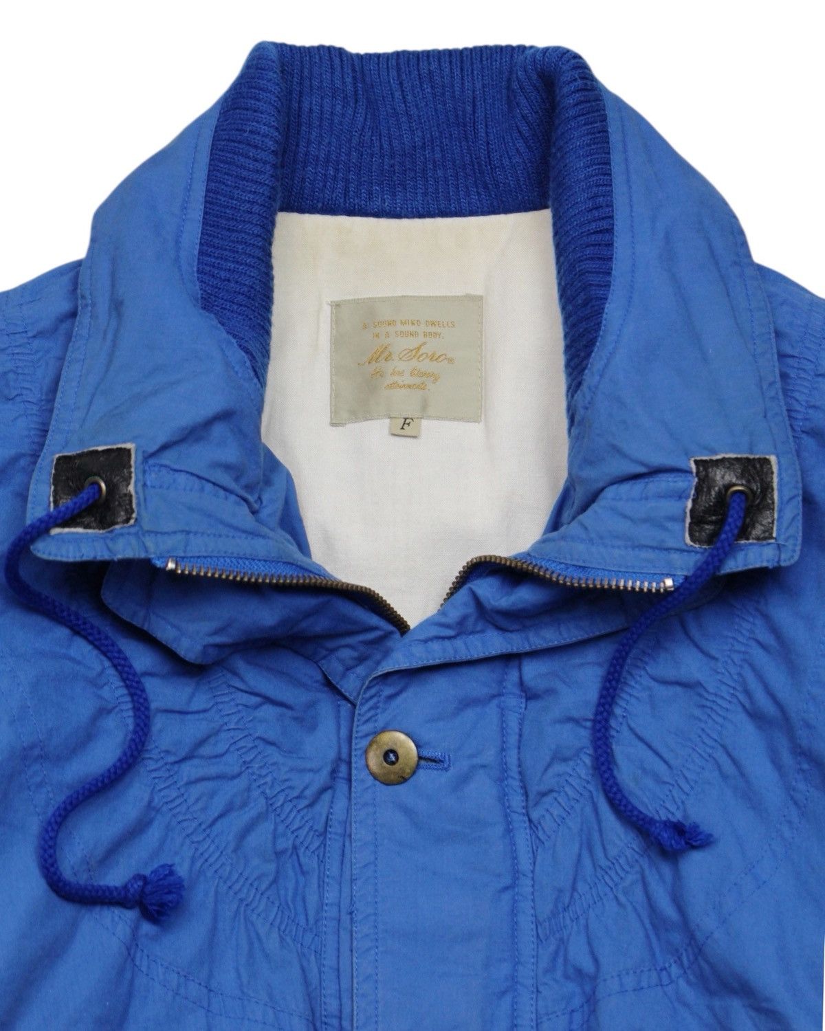 Vintage 1980S MR JORO BLUE ICE WIND UTILITY BOMBER JACKET Size US XL / EU 56 / 4 - 5 Thumbnail