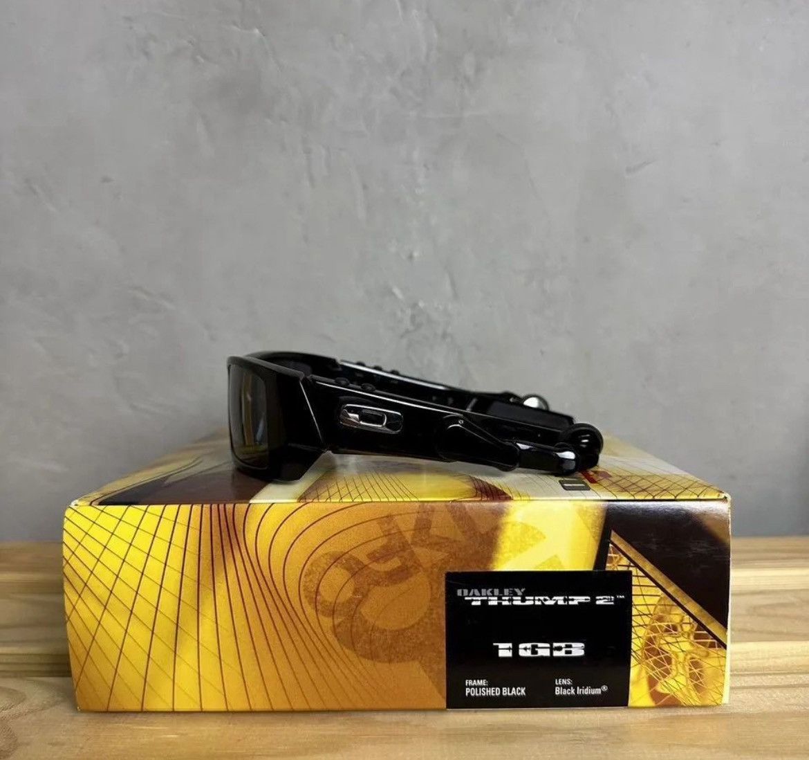 Oakley Oakley Thump 2 Polished Black Iridium Vintage 00s Size ONE SIZE - 6 Thumbnail