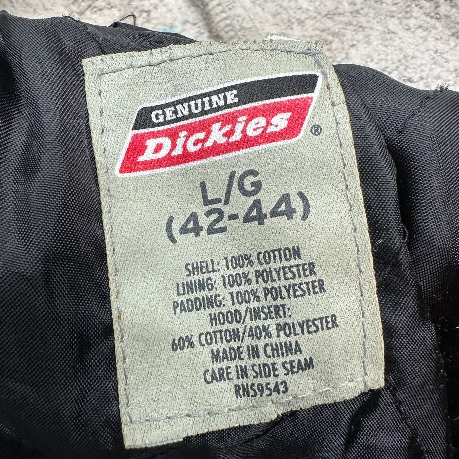 Dickies Dickies Duck Canvas Hooded Work Jacket Mens Large Brown Zip Size US L / EU 52-54 / 3 - 3 Thumbnail