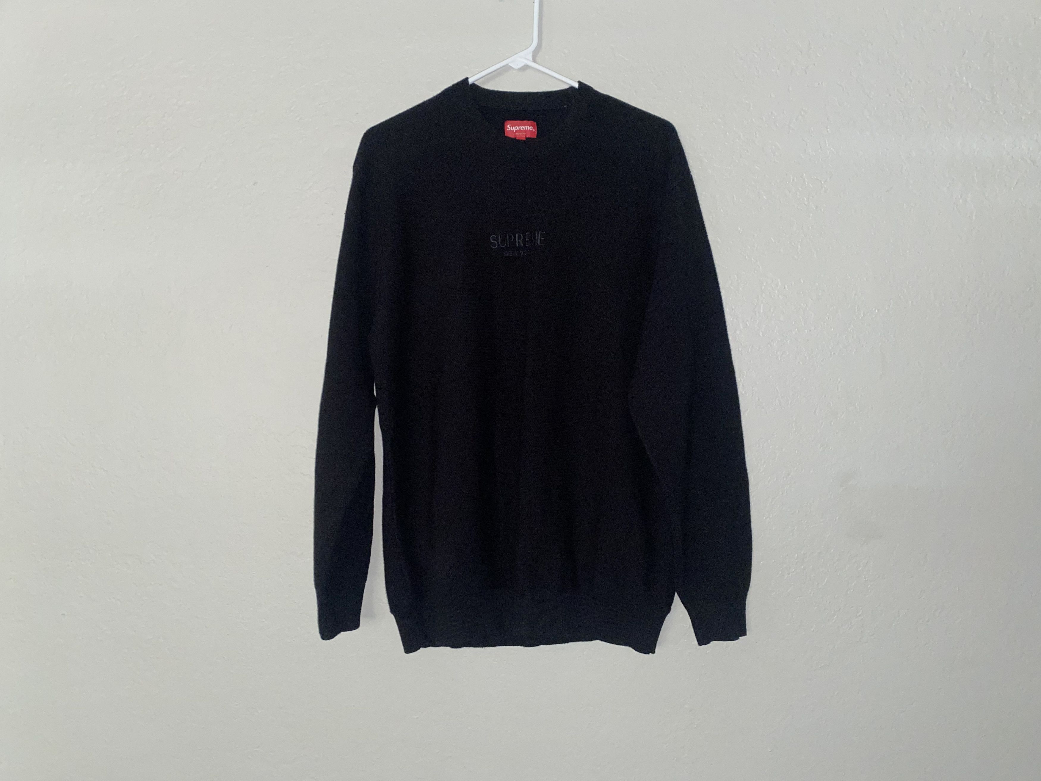 Supreme Supreme Blurred Logo Sweater | Grailed
