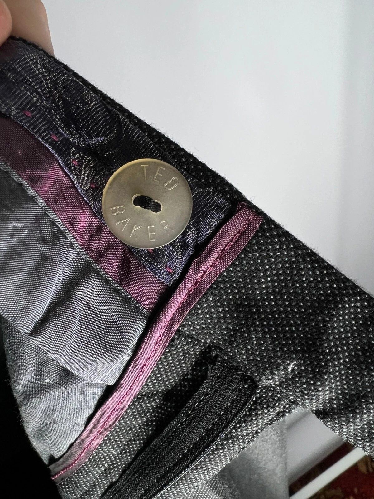Ted Baker Ted Baker London Black Men's Flat Front Dress Pants Chino Size US 38 / EU 54 - 5 Thumbnail