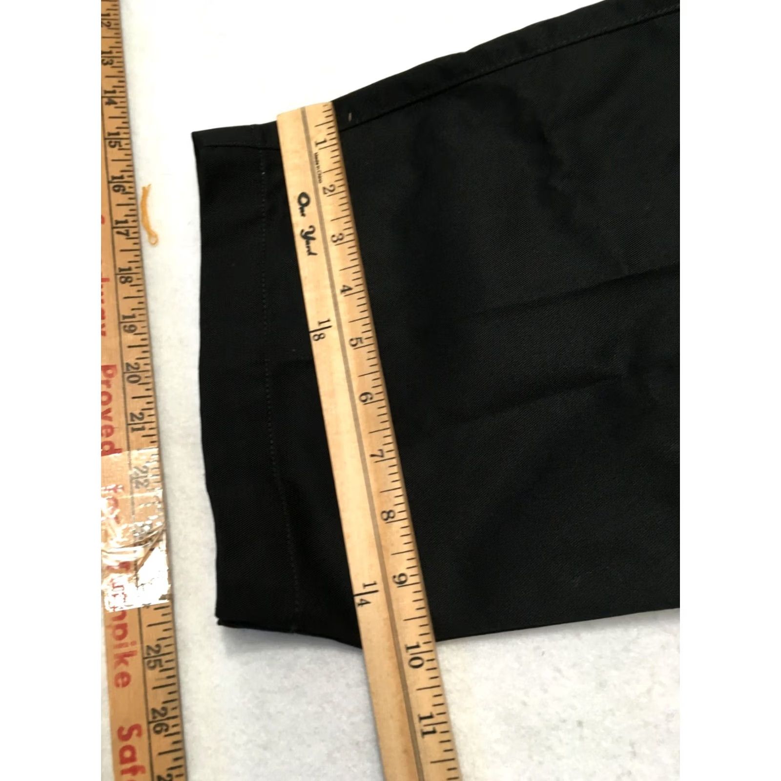 Vintage Tesla Pants Men's Size 42 X 30 Black Flat Front Chino Work Uniform Size US 42 / EU 58 - 2 Thumbnail