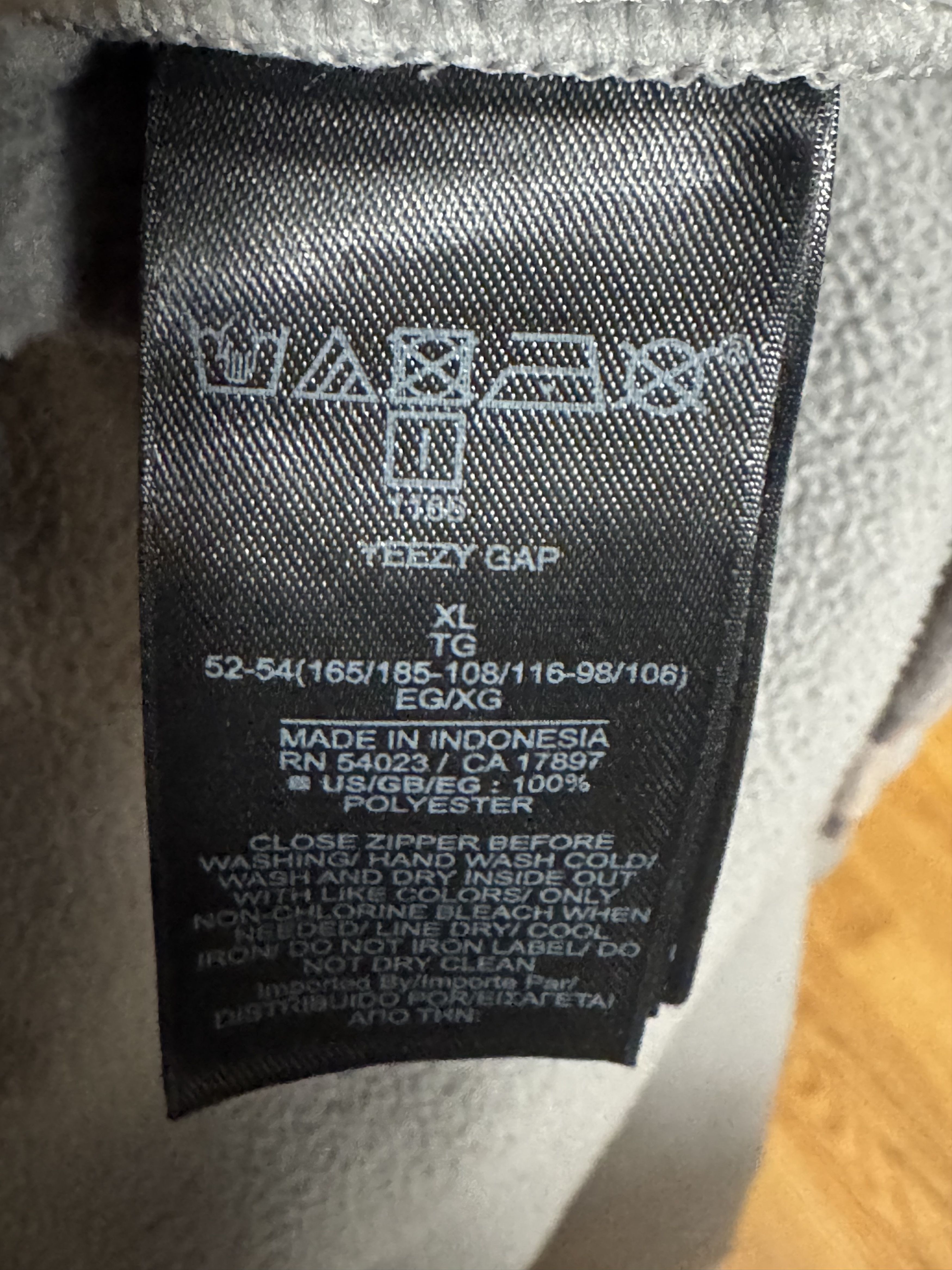Balenciaga × Gap × Yeezy NIB H10 Polar Fleece Sweatpants Gray sz XL Size US 36 / EU 52 - 4 Thumbnail