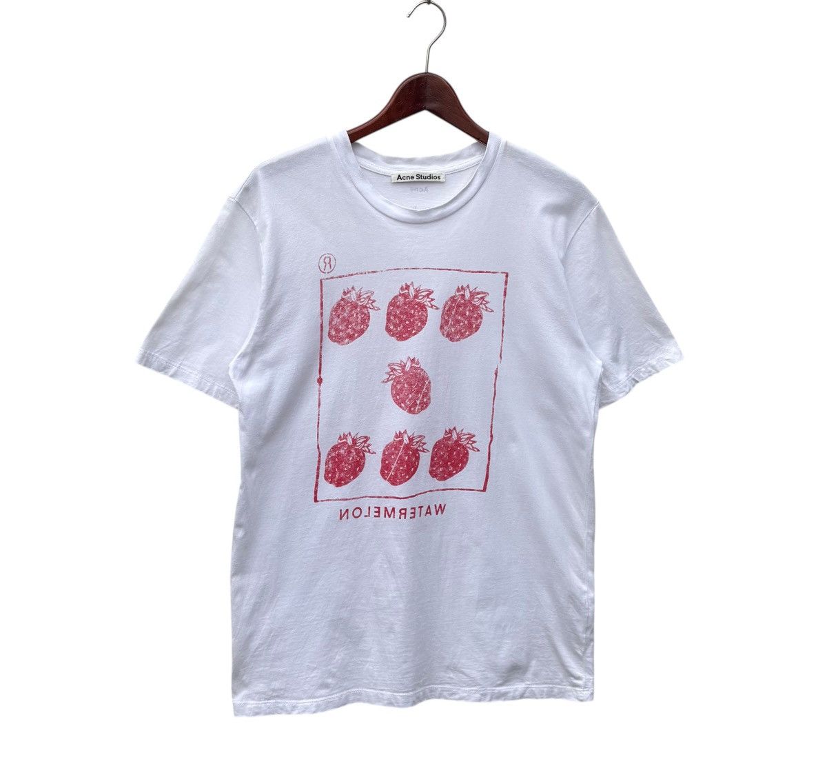 Acne Studios Acne Studios Watermelon Tee Size US S / EU 44-46 / 1 - 1 Thumbnail