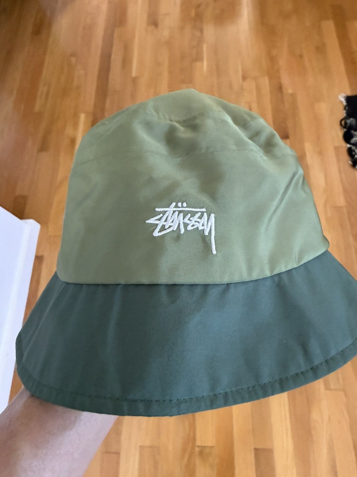 Stussy Stussy Two tone bucket hat olive taupe small/medium Size ONE SIZE - 1 Thumbnail