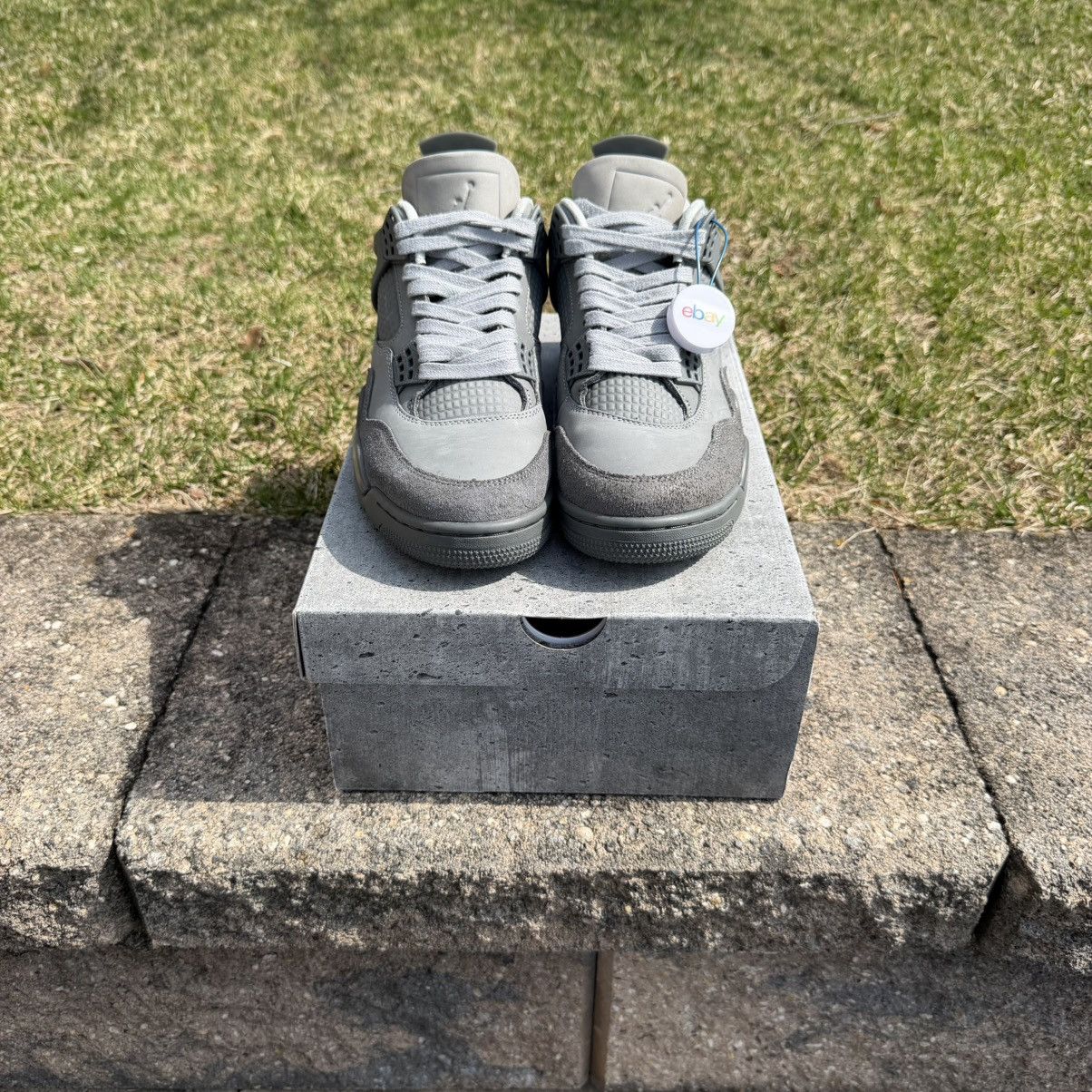Jordan Brand Nike Air Jordan 4 Paris Olympics ‘Wet Cement’ Size 8 Mens Size US 8 / EU 41 - 4 Thumbnail