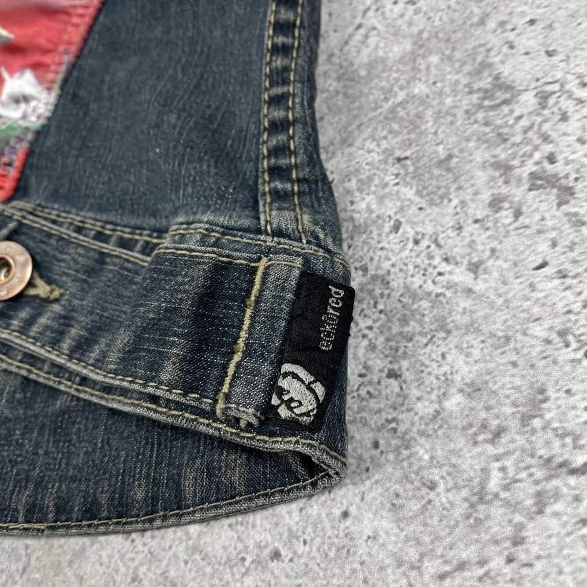 Ecko Unltd. × Vintage Vintage Ecko Red Y2K Fairy Denim Jacket Size S / US 4 / IT 40 - 10 Thumbnail