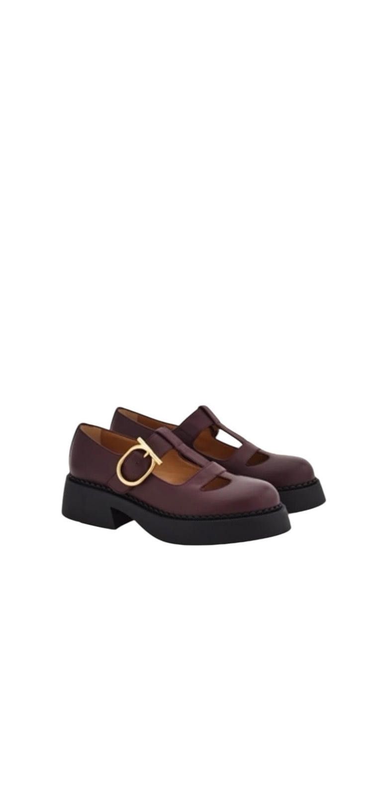 Salvatore Ferragamo Ferragamo Mary Jane Loafer Size US 7.5 / IT 37.5 - 2 Thumbnail
