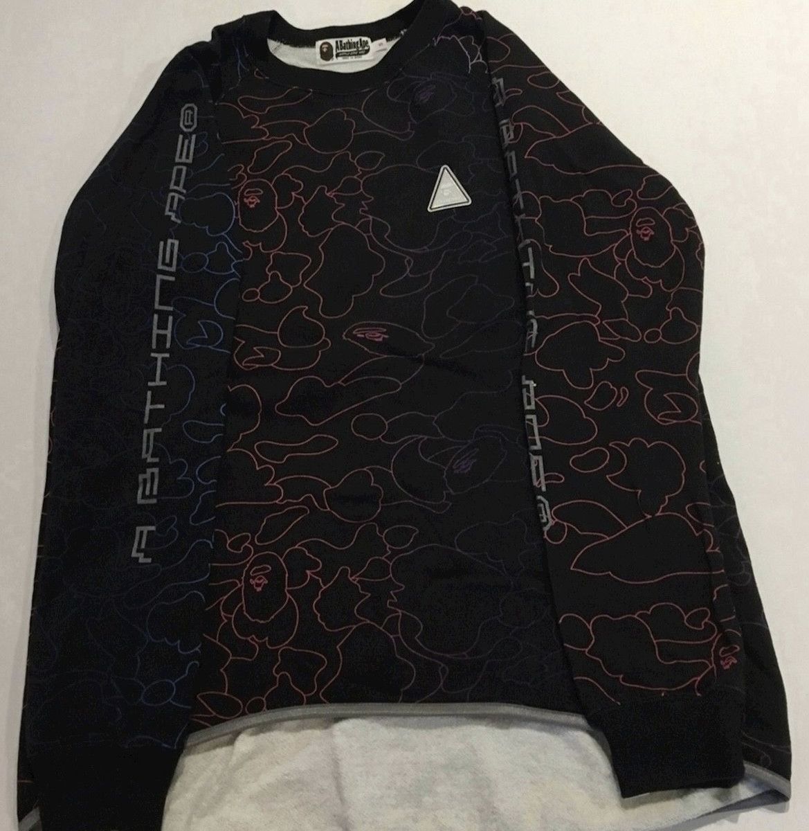 Bape Bape camo crew neck pullover sweatshirt Size S / US 4 / IT 40 - 1 Thumbnail