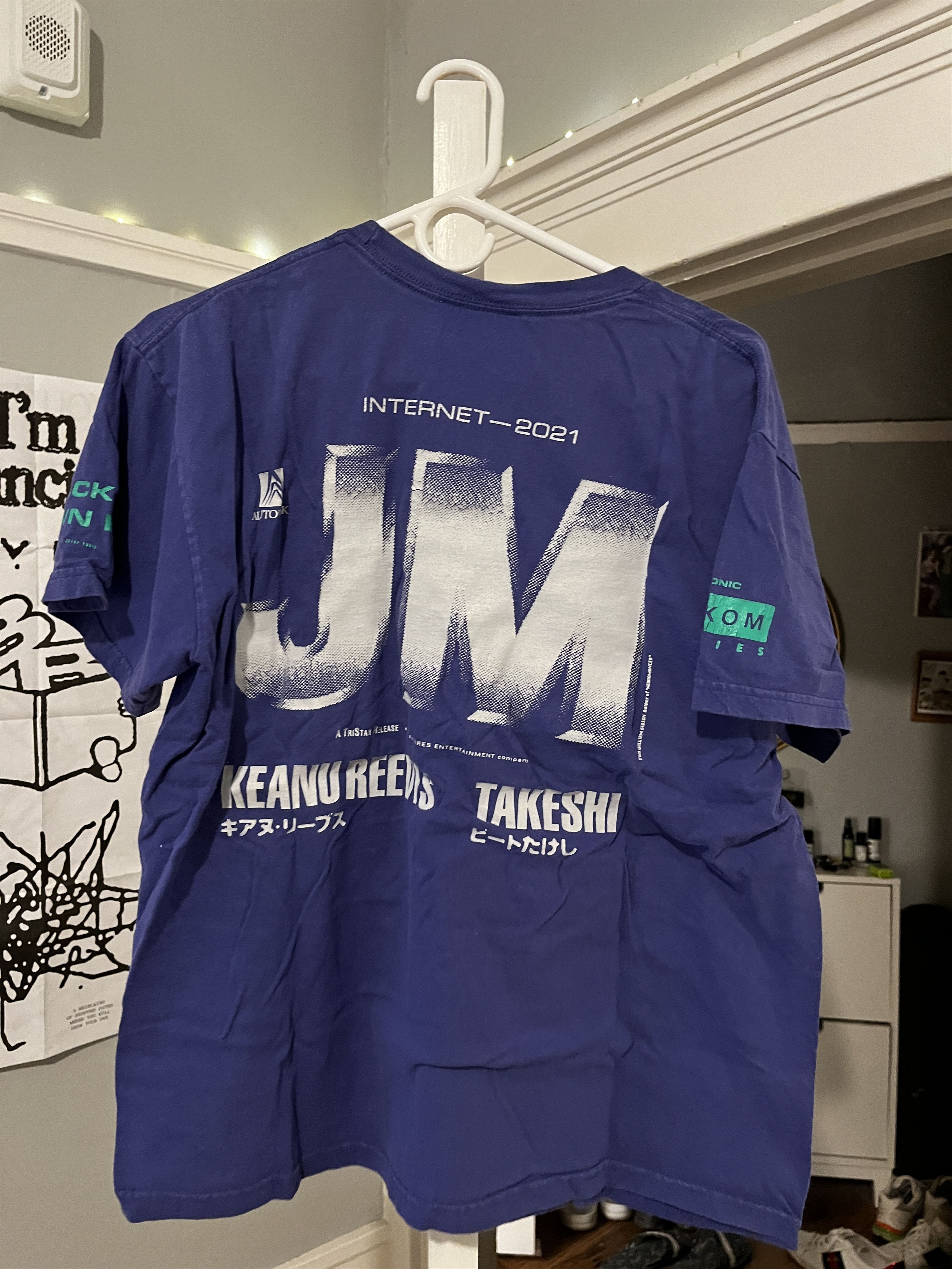 Boot Boyz Biz Bootz Boyz Biz - Johnny Mnemonic / Keanu Reeves T-Shirt Size US M / EU 48-50 / 2 - 2 Thumbnail