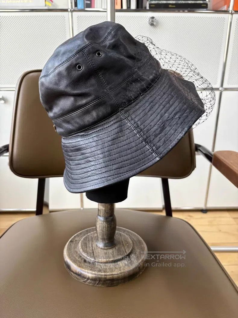 Dior Dior Black old flower stitching lace fisherman's hat sun h Size ONE SIZE - 4 Thumbnail