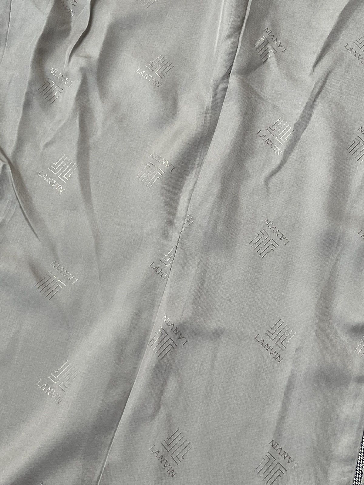 Lanvin Archive Lanvin White Stripped Grey Blazer Size 38R - 16 Thumbnail