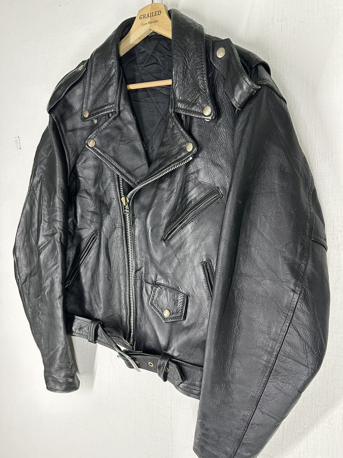 Harley Davidson 80’s Vtg Leather Jacket Harley Davidson Double Riders Jacket Size US M / EU 48-50 / 2 - 4 Thumbnail