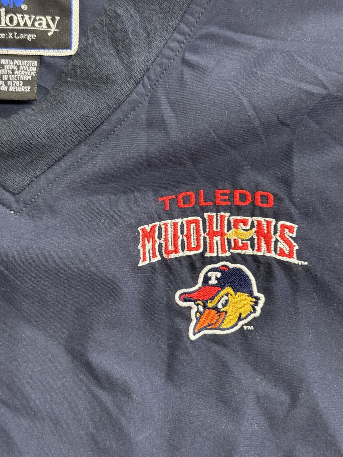 Holloway Baseball Toledo Mud Hens Pullover Windbreaker Jacket - XL Size US XL / EU 56 / 4 - 3 Thumbnail