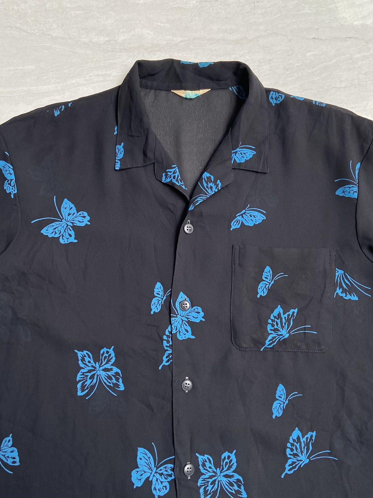 Designer × Japanese Brand Japanese Brand Butterfly Patterned Shirt Size US M / EU 48-50 / 2 - 9 Thumbnail