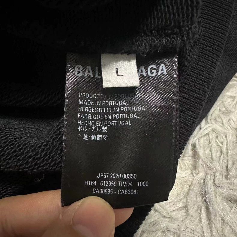 Balenciaga Black logo sweatshirt 2502-Nextarrow