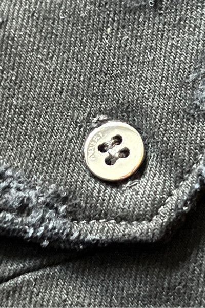 Amiri Amiri distressed black denim shirt Size US M / EU 48-50 / 2 - 15 Thumbnail