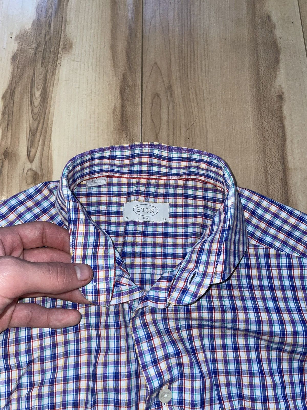Designer × Eton Shirt Eton Button Up Luxury Streetwear Classic Oldmoney Size US S / EU 44-46 / 1 - 7 Thumbnail