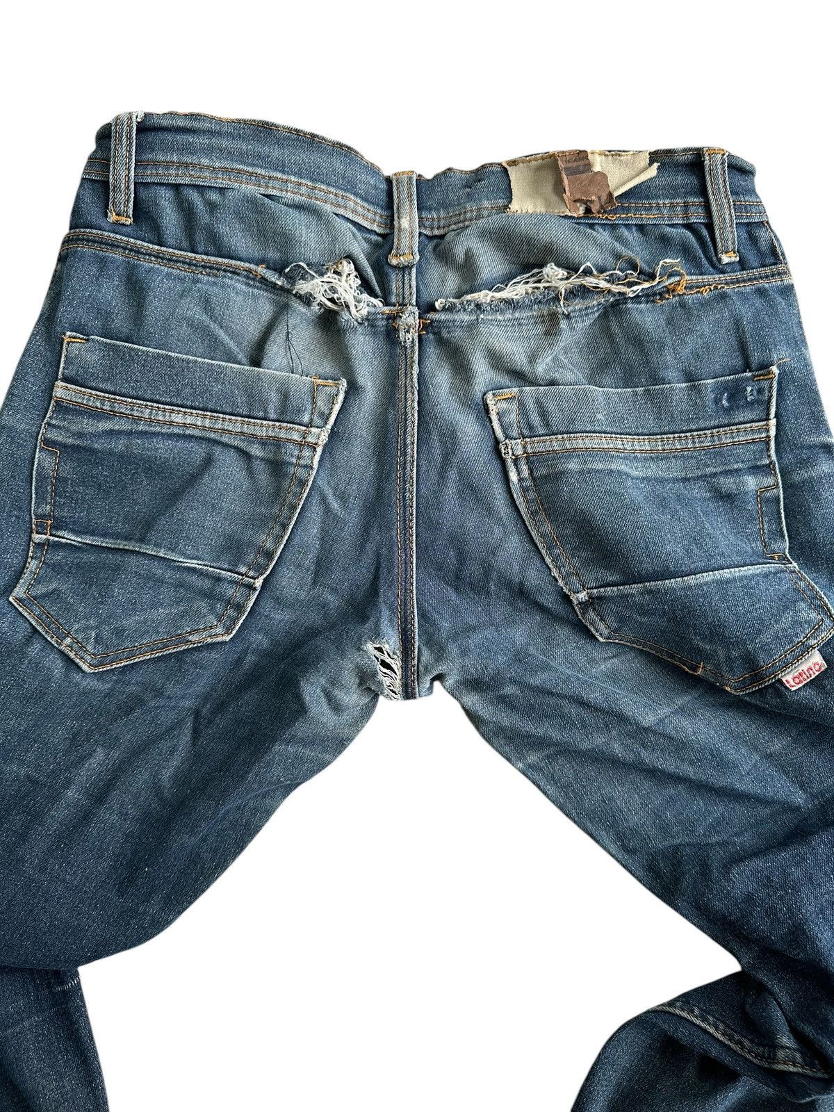 Hysteric Glamour ARCHIVE LATINO SICK DISTRESSED WASHED DENIM JEANS Size US 31 - 8 Thumbnail