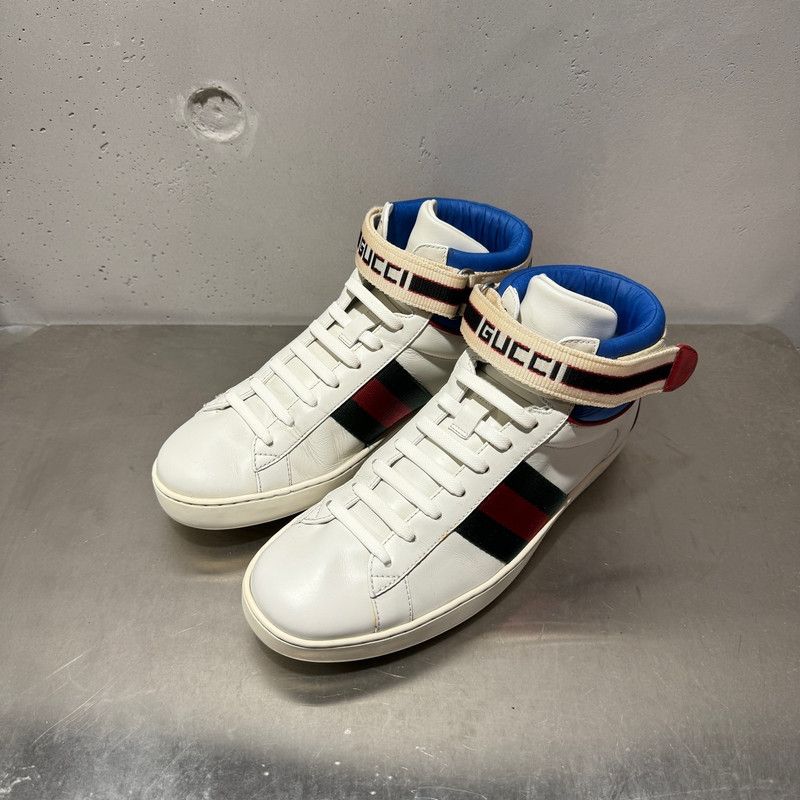 Gucci Gucci Ace Striped Fashion Sneakers for Men 0079 Size US 8.5 / EU 41-42 - 1 Thumbnail