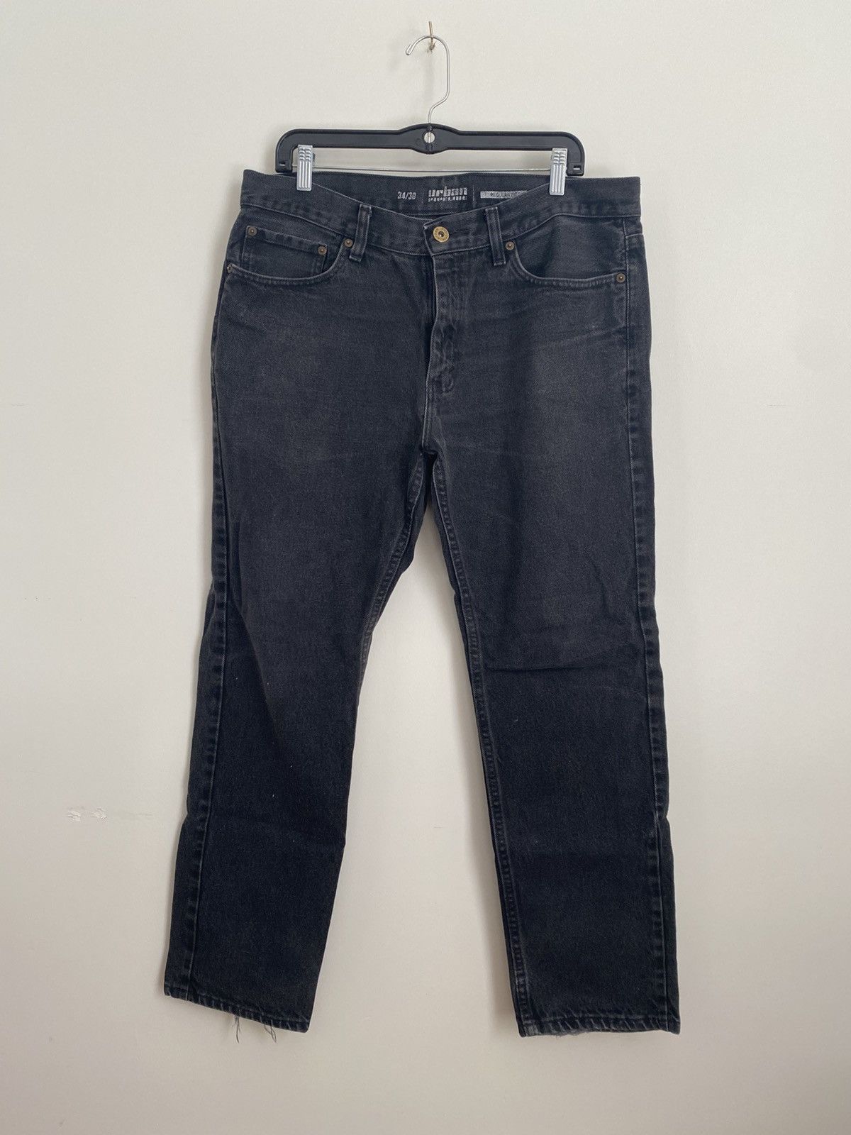 Vintage VINTAGE WASHED BLACK DENIM URBAN PIPELINE Size US 34 / EU 50 - 1 Thumbnail