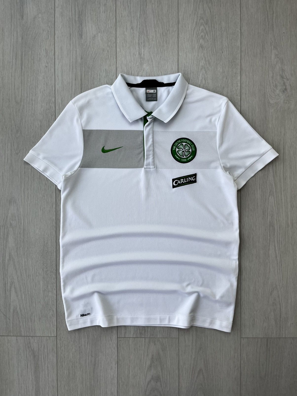 Nike Vintage Nike FC Celtic 2008/2009 Soccer Jersey Polo T-Shirt Size US M / EU 48-50 / 2 - 1 Thumbnail