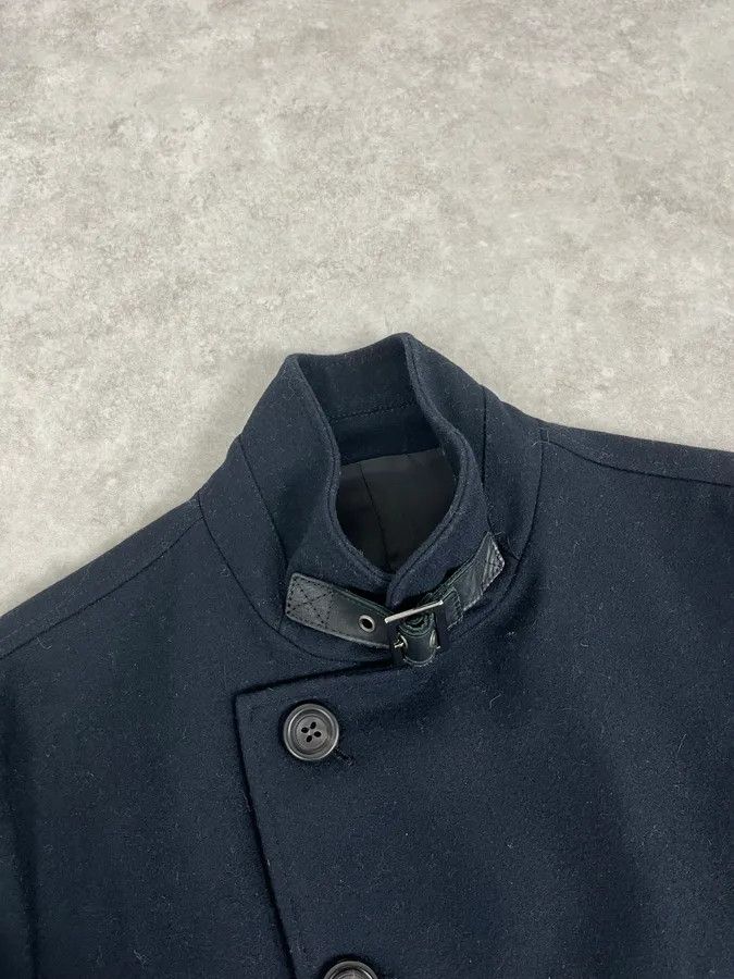 Emporio Armani AW2008 Emporio Armani Black Asymmetrical Officer Jacket Size US M / EU 48-50 / 2 - 4 Thumbnail