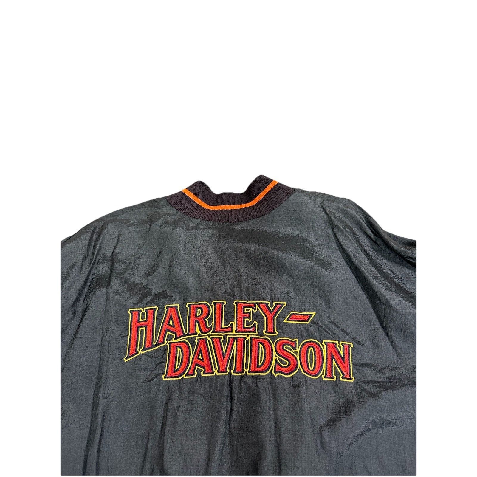 Harley Davidson Vintage Harley Davidson Distressed Thrashed Motorcycle Jacke Size US XXL / EU 58 / 5 - 7 Thumbnail