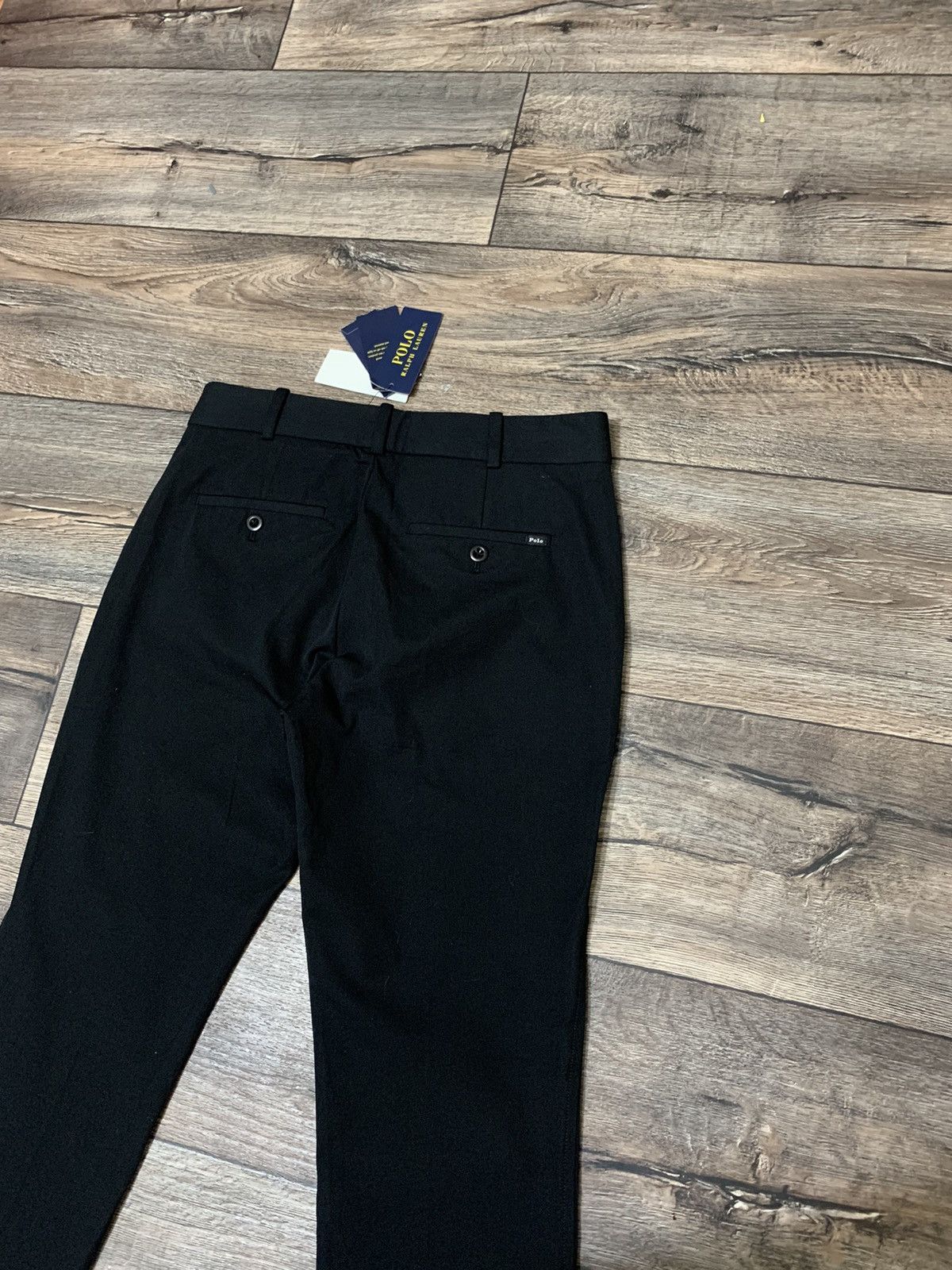 Polo Ralph Lauren × Ralph Lauren Polo Ralph Lauren Women’s Black Stretch Cropped Pants Size S Size 27" / US 4 / IT 40 - 5 Thumbnail
