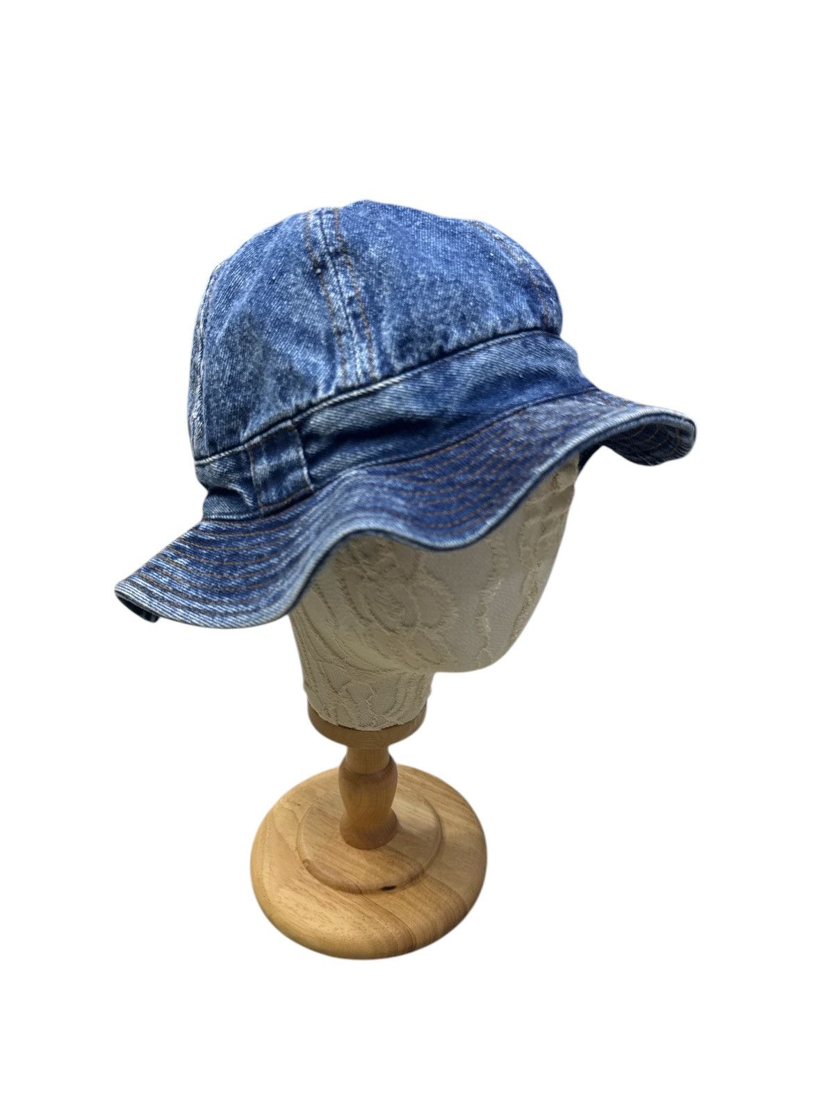 Japanese Brand VINTAGE HANDMADE IGLOO DENIM HAT Size ONE SIZE - 1 Thumbnail