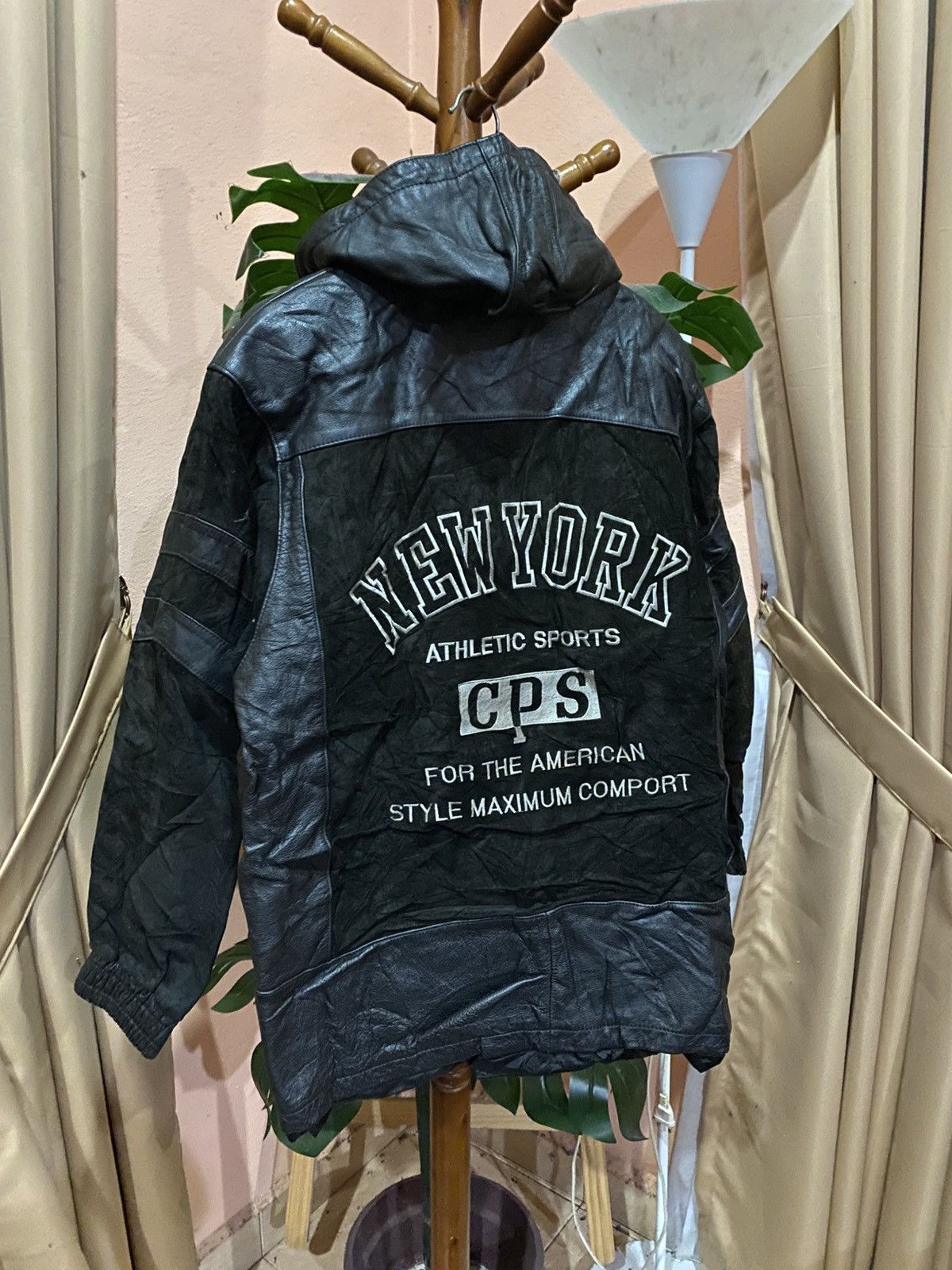 Vintage Vintage CPS “American Style New York” Sports Hooded Jacket Size US S / EU 44-46 / 1 - 12 Thumbnail