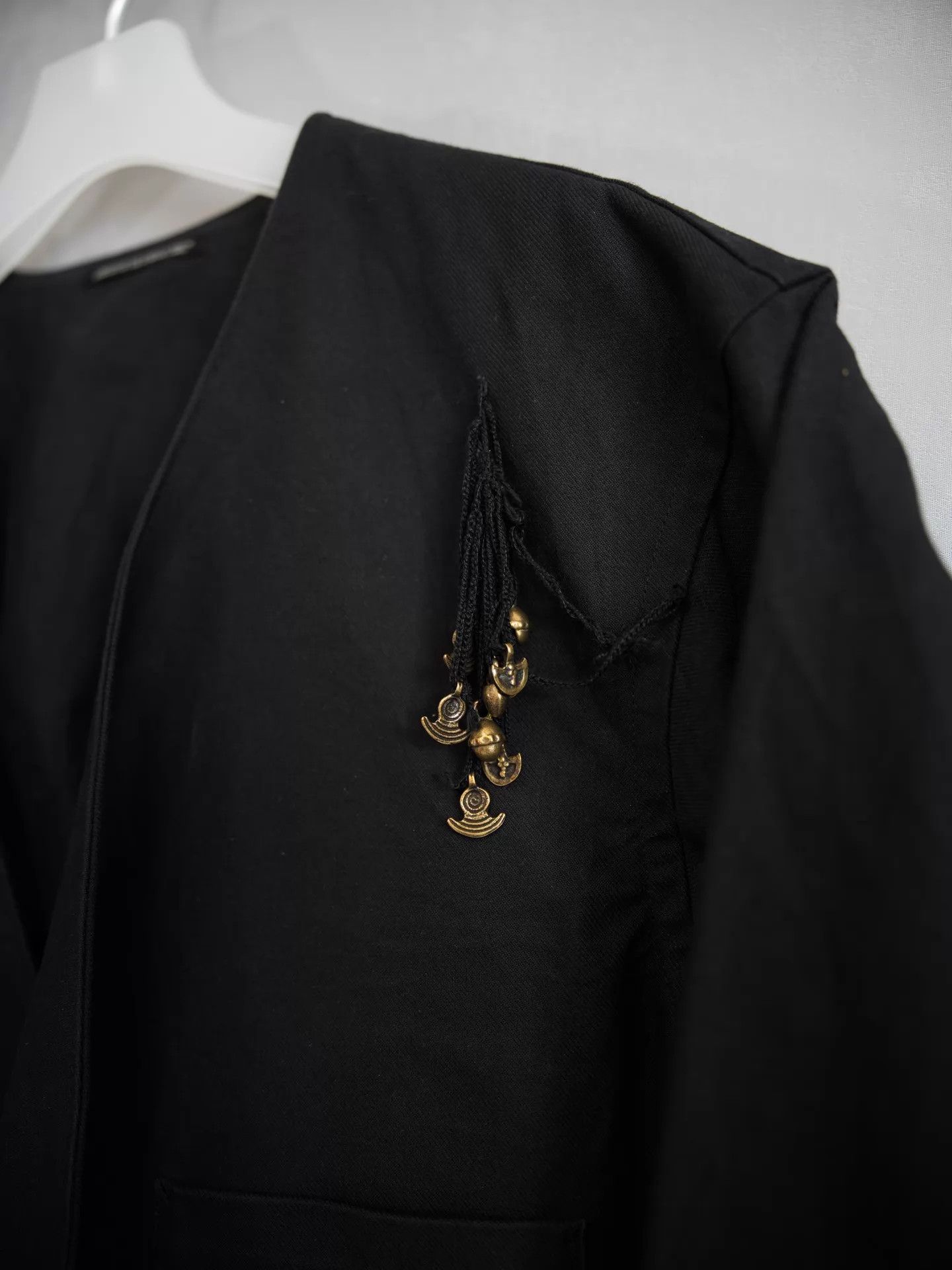 Yohji Yamamoto Yohji Yamamoto 17SS Handmade Brass & Iron Bell Jacket Size US L / EU 52-54 / 3 - 6 Thumbnail