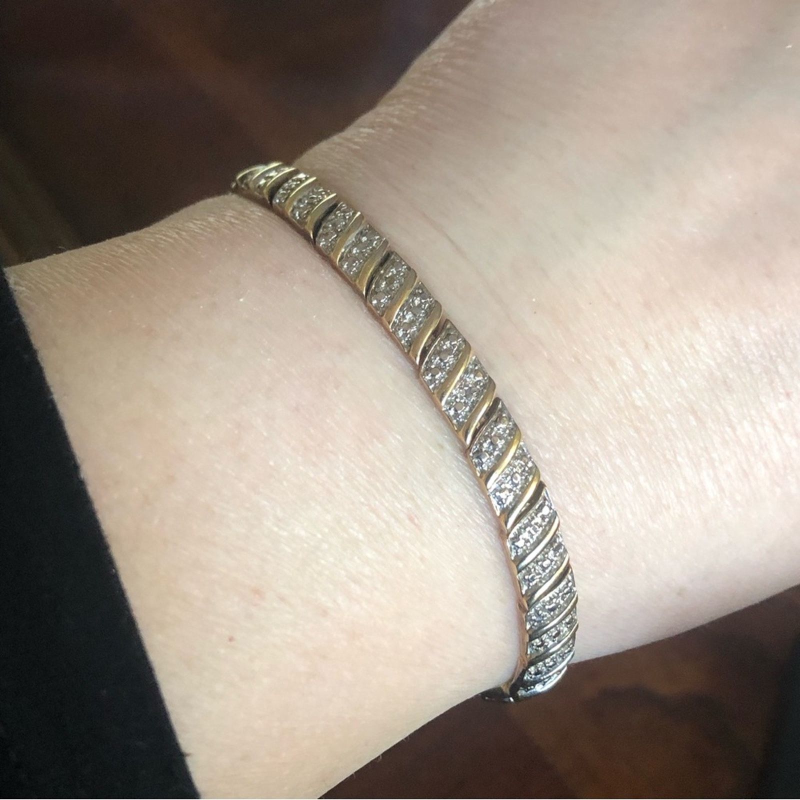 Jewelry Ross Simons 18k gold vermeil textured link bracelet Size ONE SIZE - 1 Thumbnail