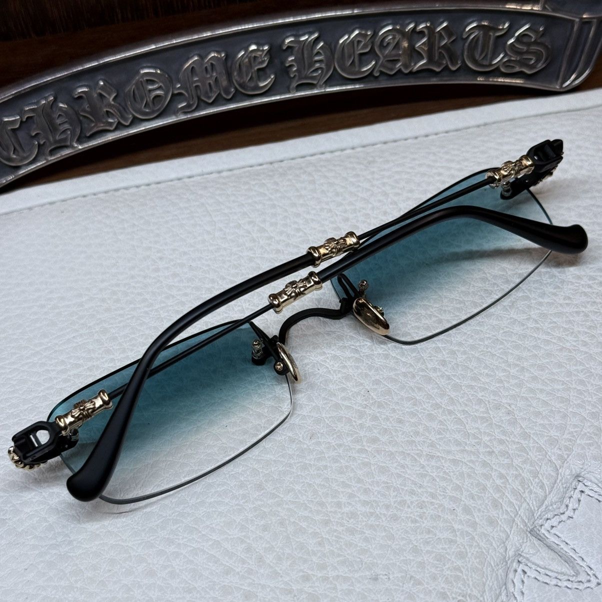 Chrome Hearts Chrome Hearts PILLS III 1/1 Sunglasses Size ONE SIZE - 2 Thumbnail