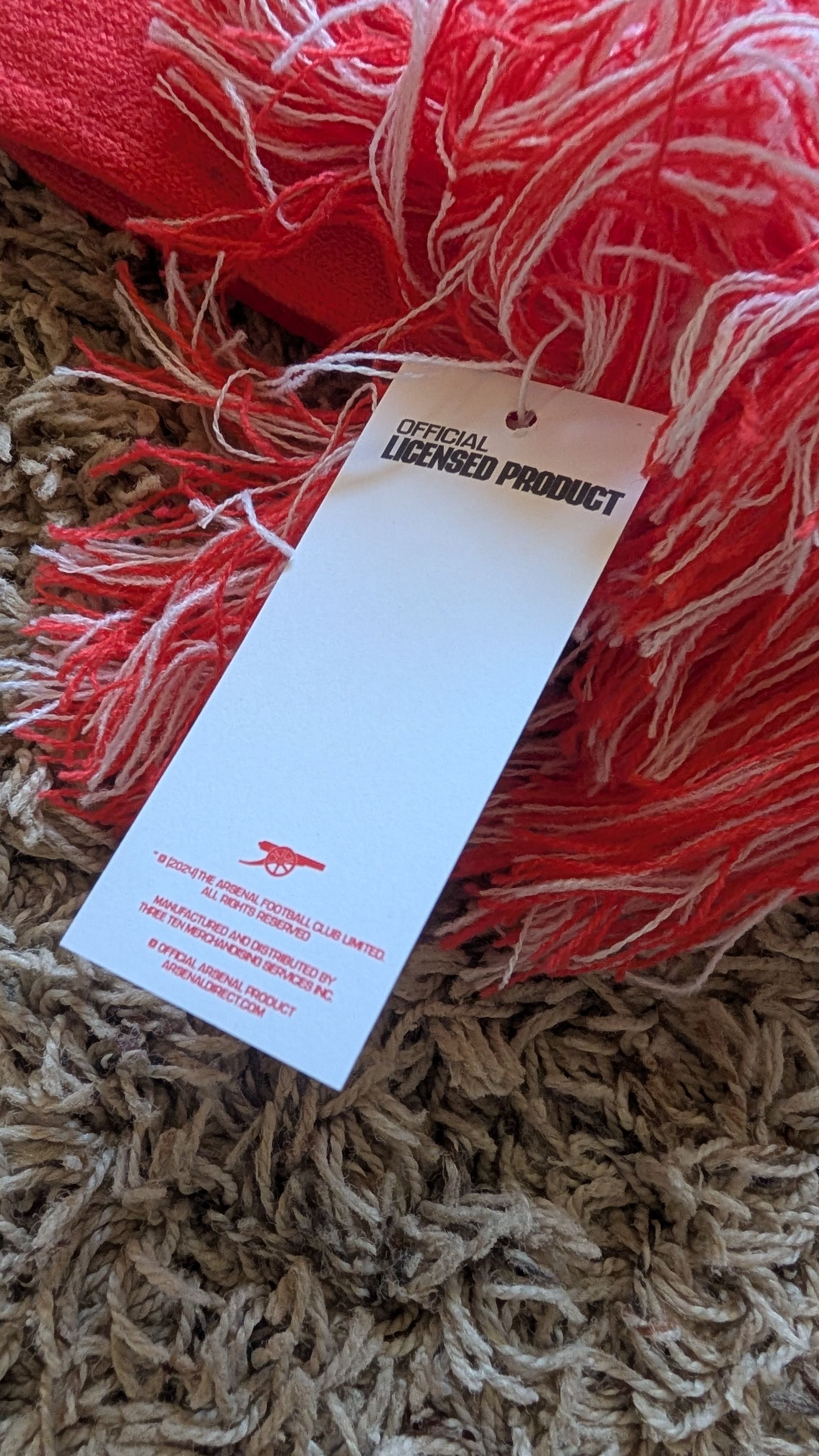 ARSNL Officially Licensed Arsenal USA Tour 2024 Scarf 🔥🔥🔥🔥 Size ONE SIZE - 2 Thumbnail