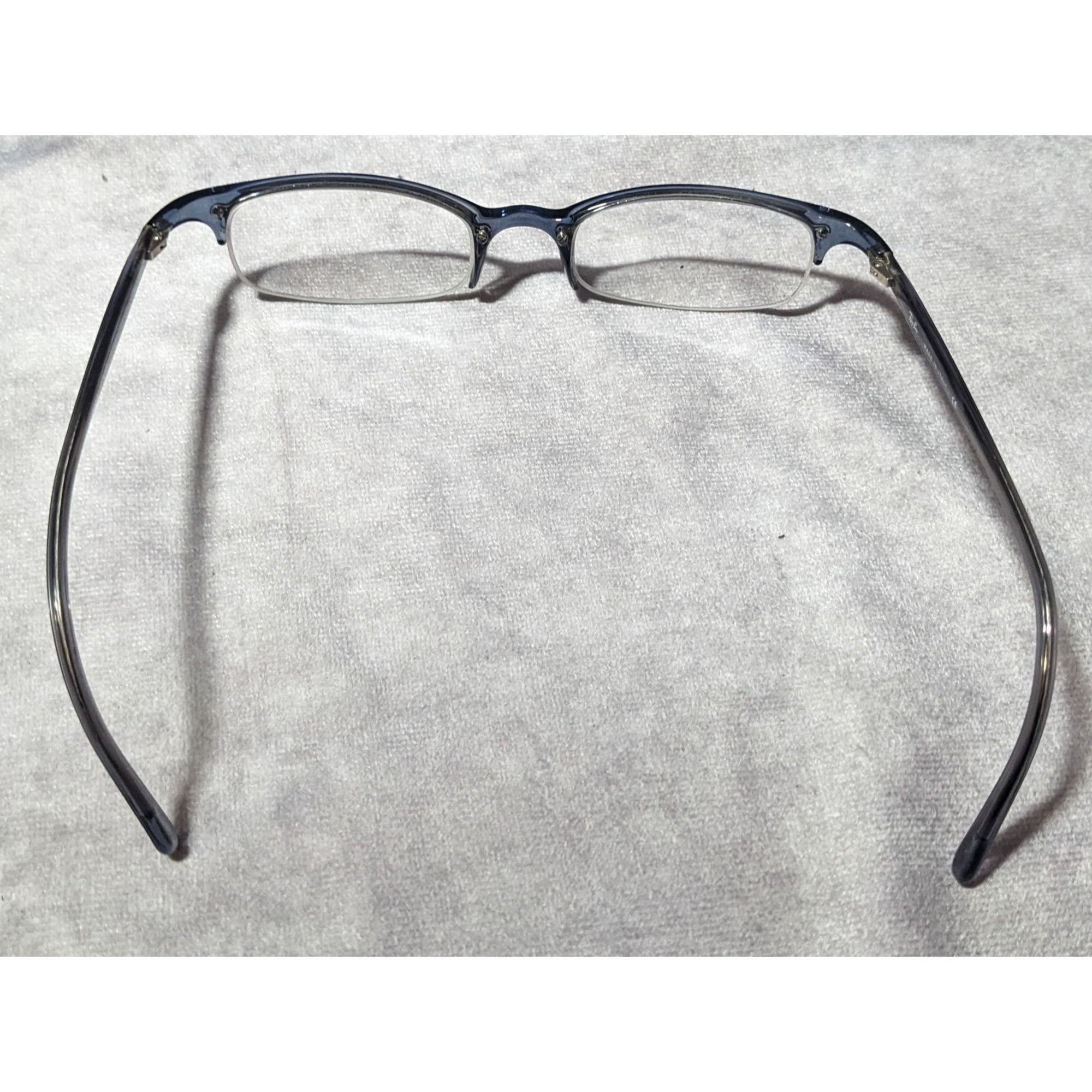 RayBan Ray Ban RB7005 2061 Blue Half Rim Glasses Frames Size ONE SIZE - 3 Thumbnail