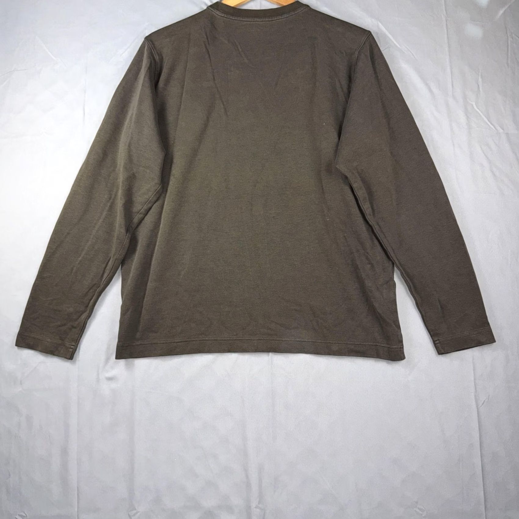 Patagonia Patagonia Shirt Mens Medium Green Long Sleeve Tagless Logo Crewneck Tee Top Size US M / EU 48-50 / 2 - 2 Thumbnail