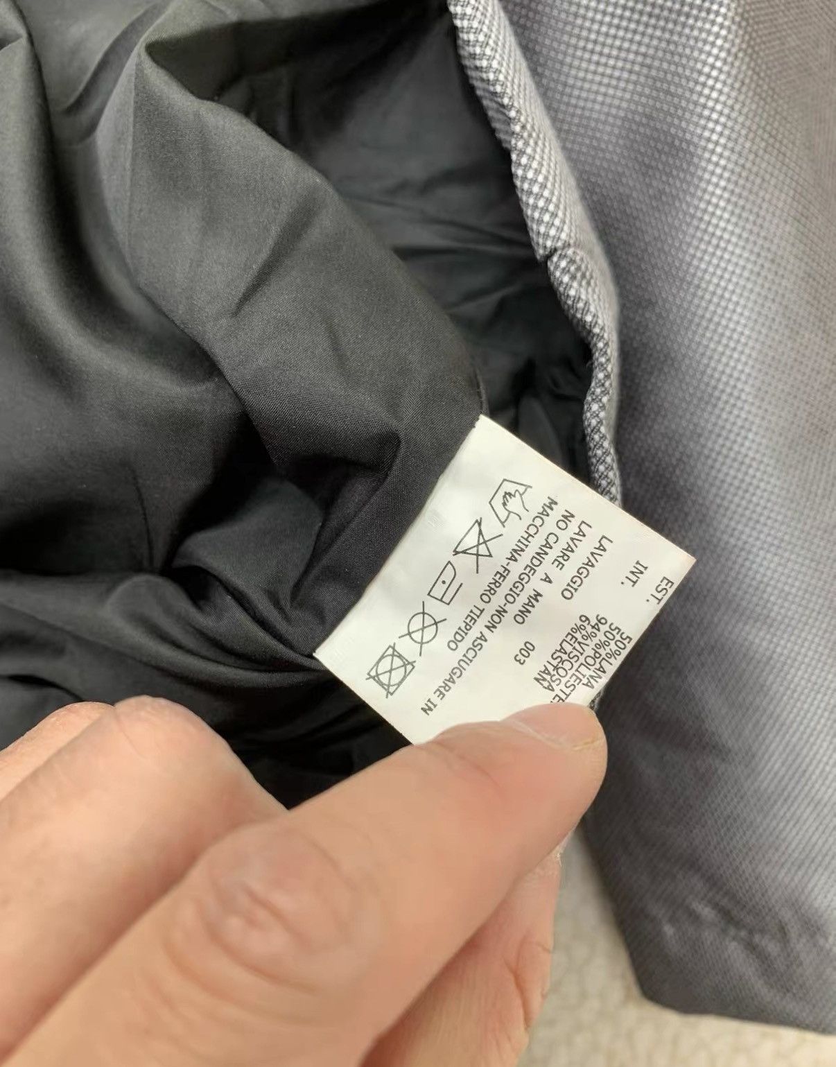 Armani Collezioni ARMANI COLLEZIONI Silver Stand Collar Business Padded Coat Size US M / EU 48-50 / 2 - 7 Thumbnail