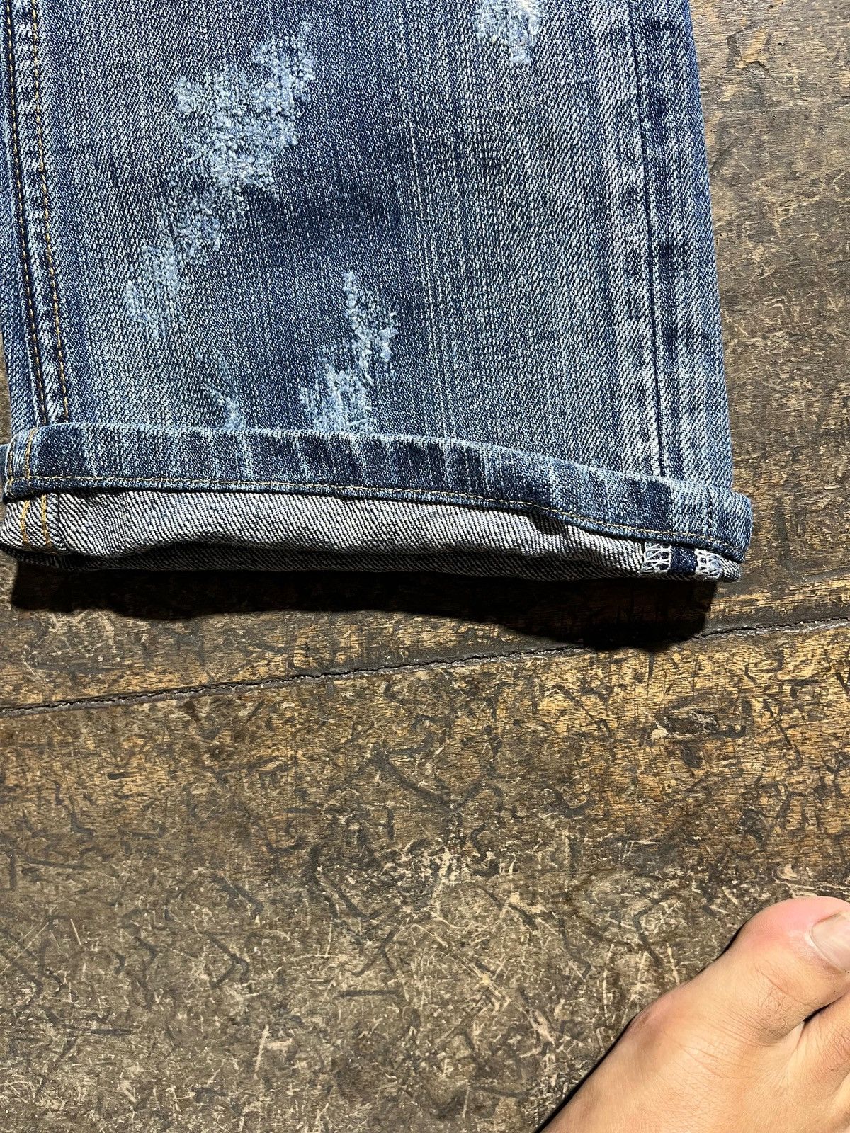 Japanese Brand Denim distressed jackrose vintage Size US 27 - 8 Thumbnail