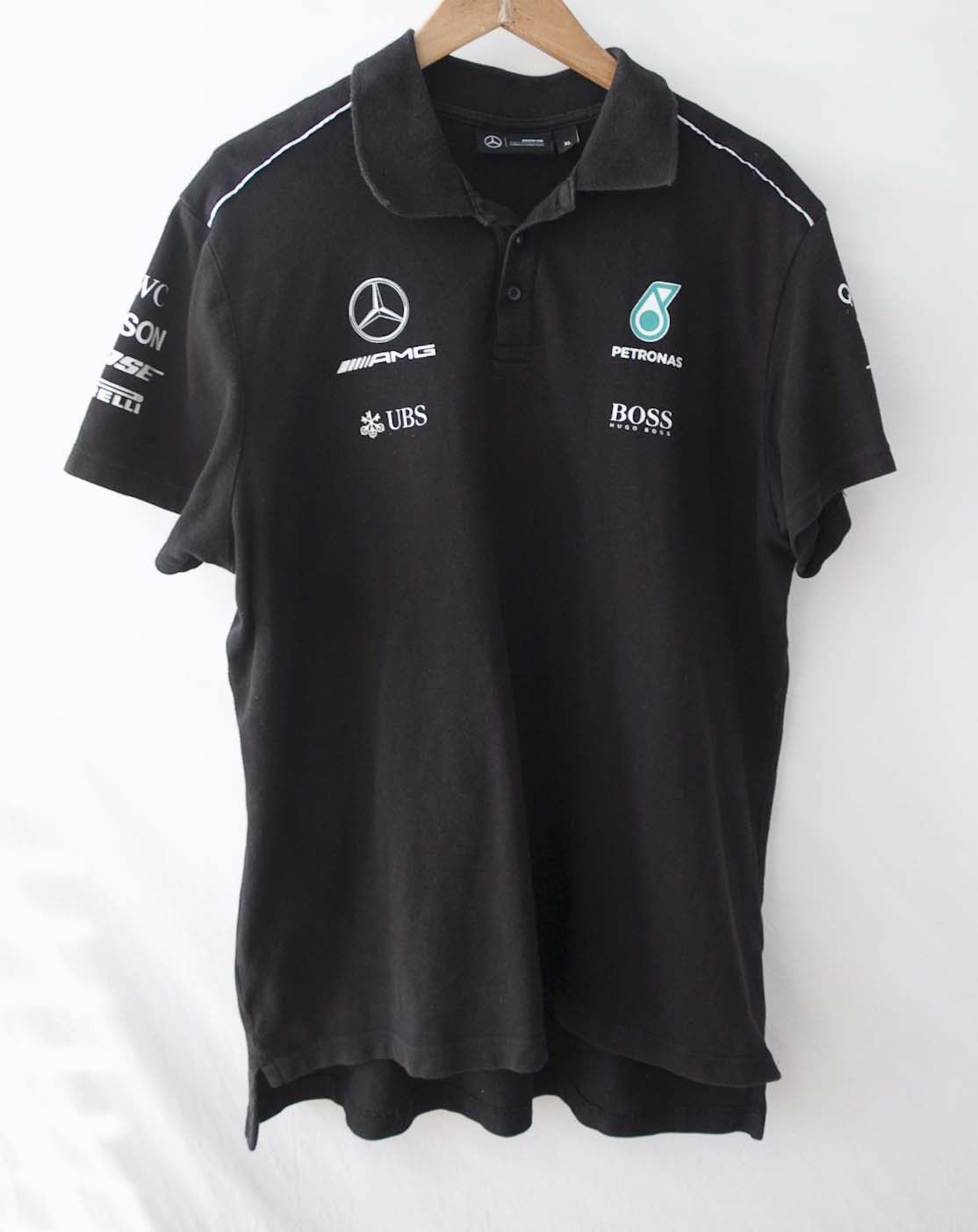 Formula 1 Mercedes AMG Petronas Formula One Team Polo Size XL Black Size US XL / EU 56 / 4 - 1 Thumbnail
