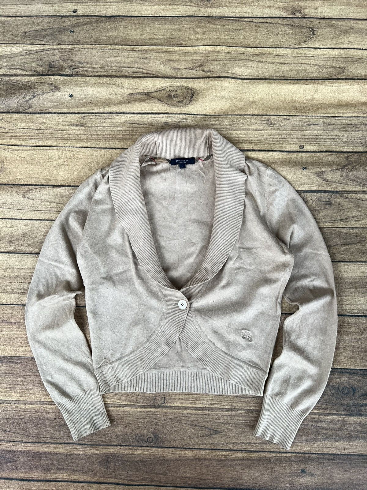 Burberry Burberry cardigan one button Size S / US 4 / IT 40 - 1 Thumbnail