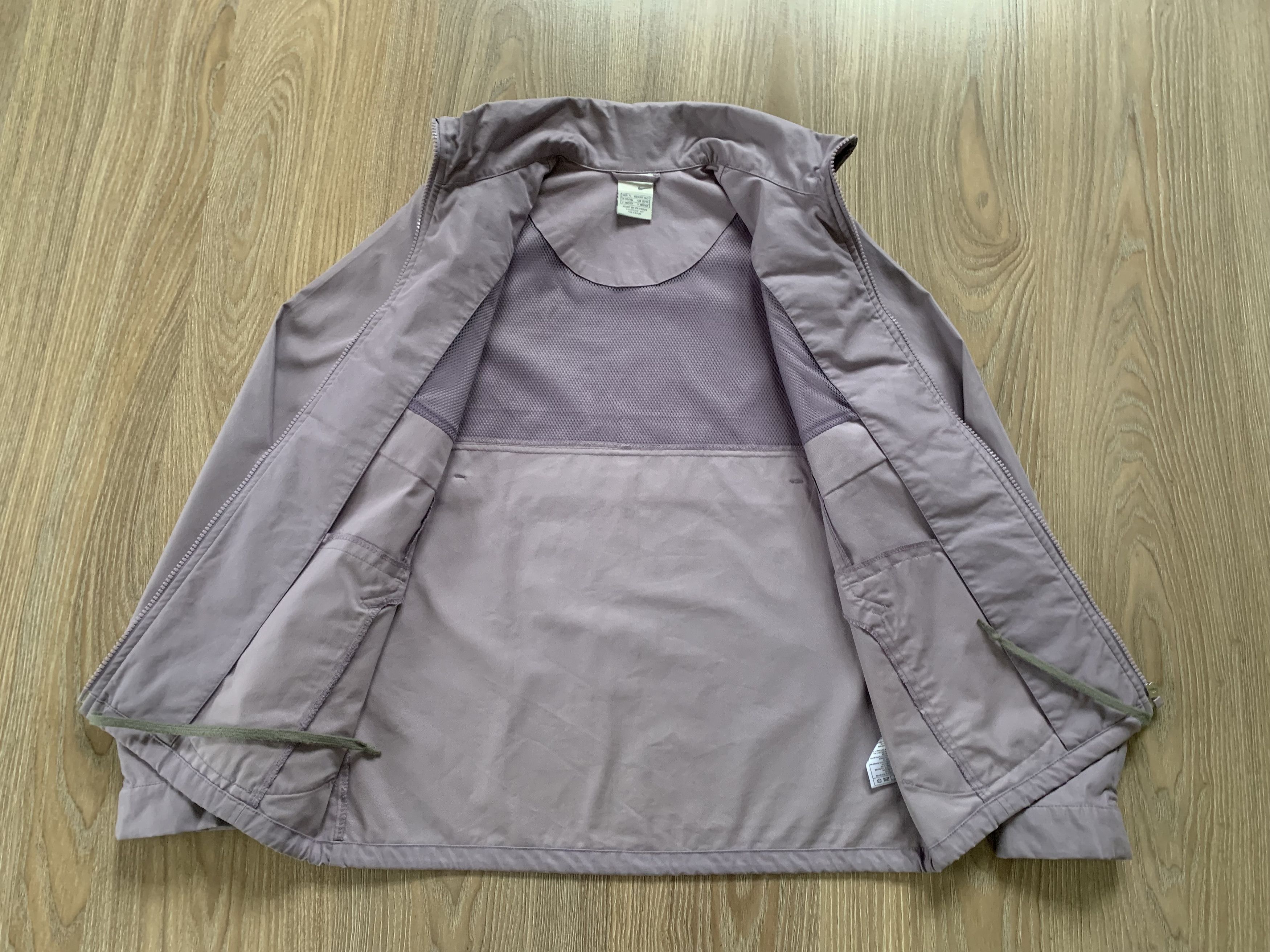Nike Nike Womens Vintage Purple Light Windbreaker Zip Jacket Size S / US 4 / IT 40 - 4 Thumbnail