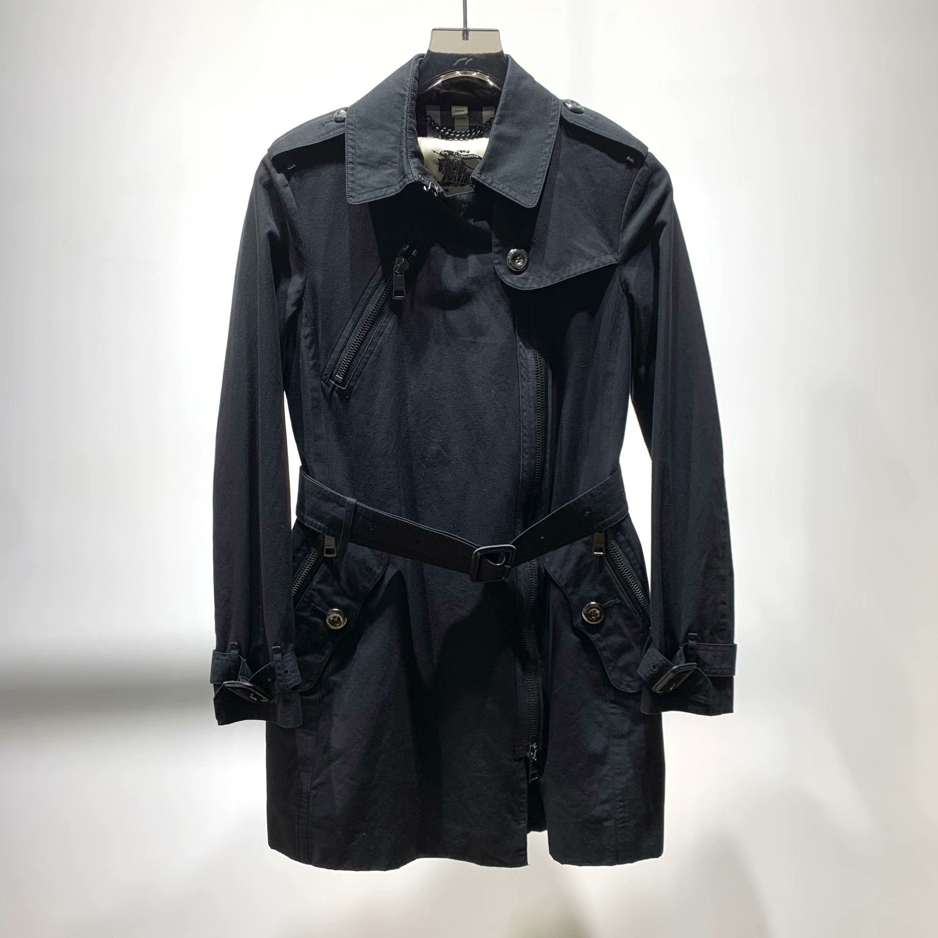 Burberry Burberry Black Coat 39 Women Size M / US 6-8 / IT 42-44 - 1 Thumbnail