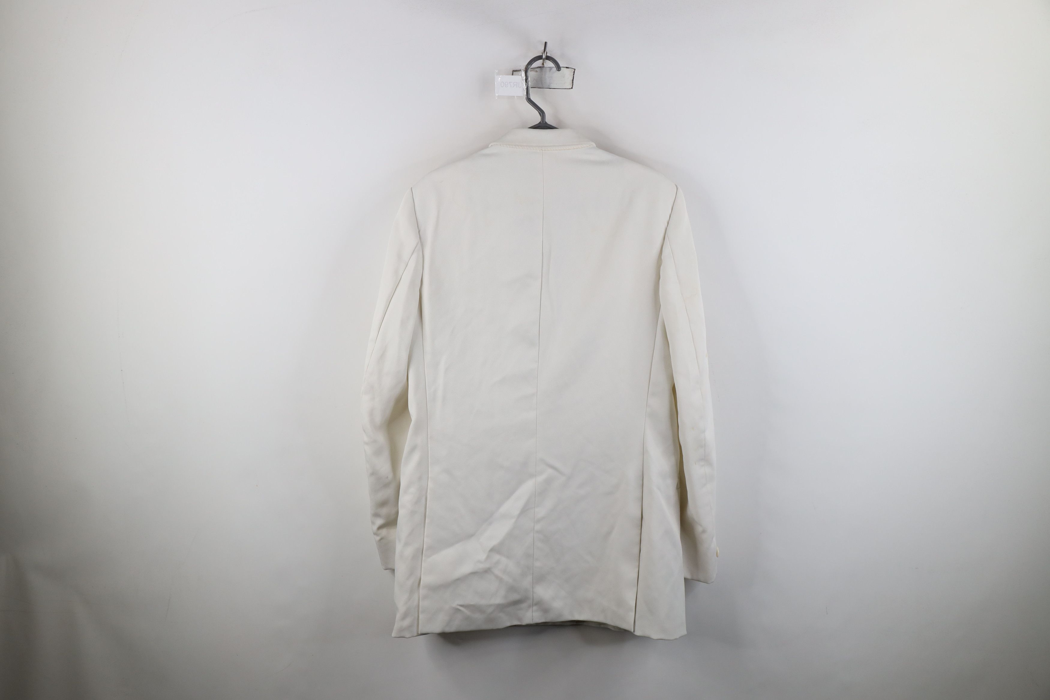 Vintage Vintage 80s 90s Streetwear Tuxedo Prom Suit Jacket White Size US XL / EU 56 / 4 - 13 Thumbnail