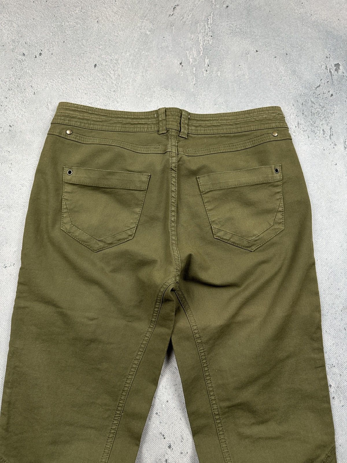 By Malene Birger By Malene Birger Olive Zip Detail Biker Pants Archive Y2K Size 31" - 5 Thumbnail