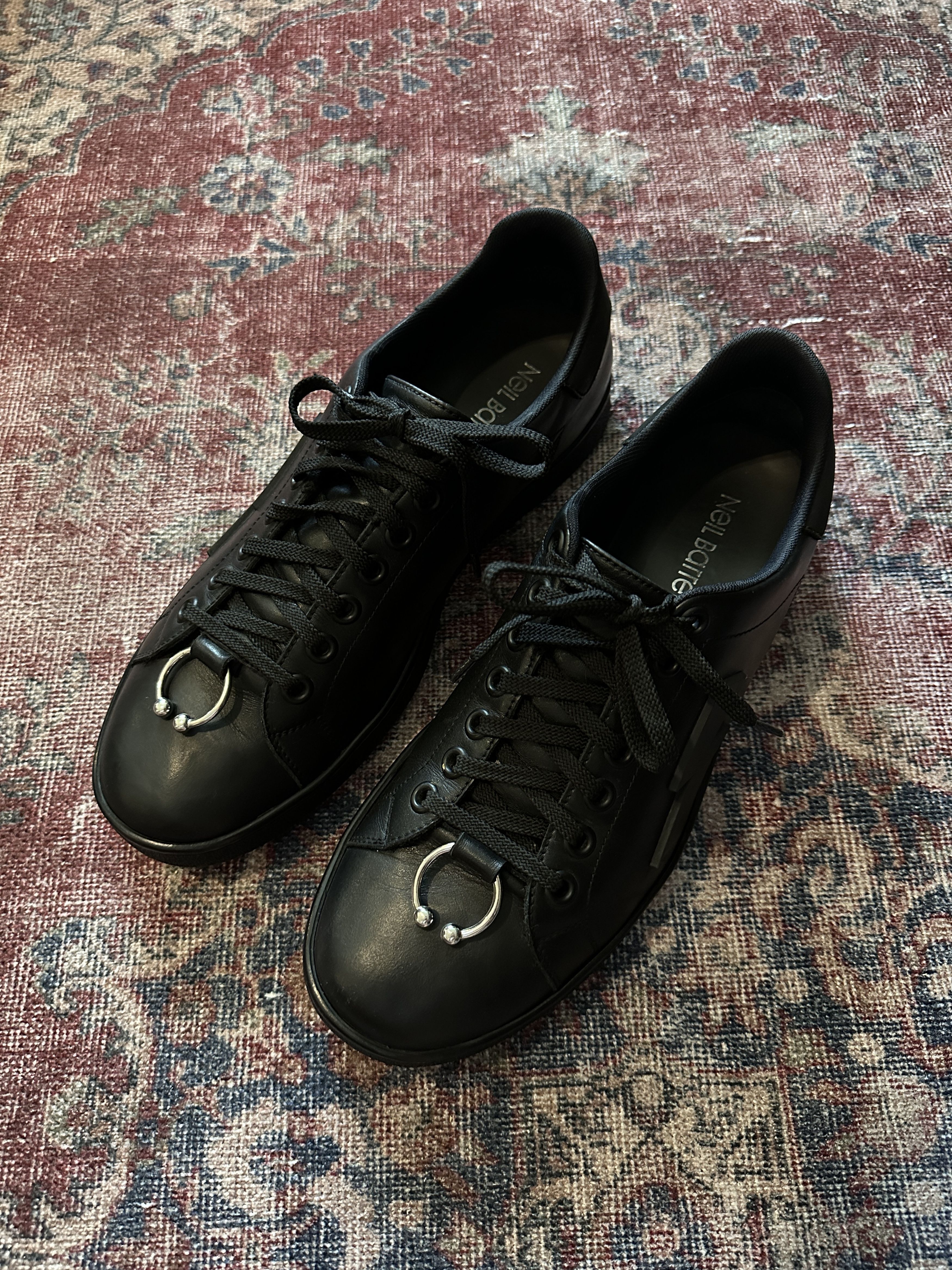 Neil Barrett NEIL BARRETT PUNK PIERCED SNEAKER EU 43 (US 10) Size US 10 / EU 43 - 1 Thumbnail