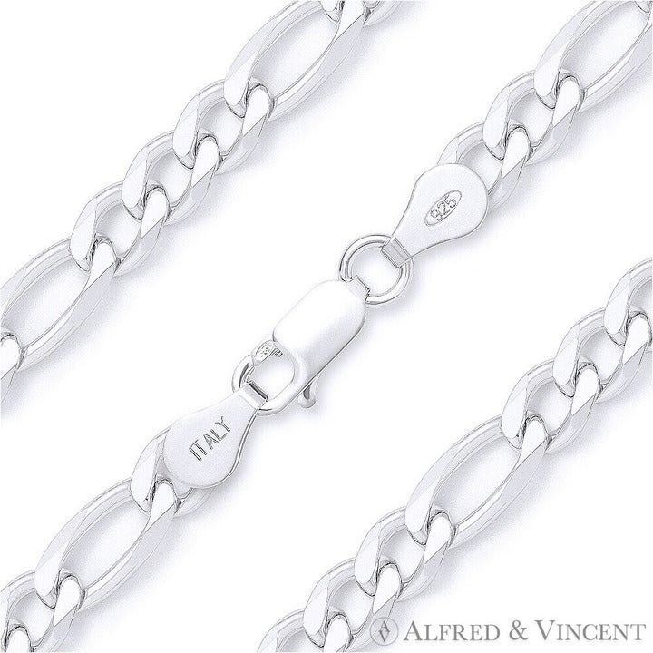 Other 3.7mm Figaro / Figaroa Link Italian Chain Anklet Size 9 Size ONE SIZE - 1 Thumbnail